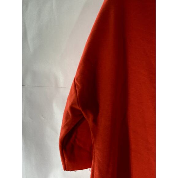 IMPERIAL Women's Red Solid Boatneck Short Sleeve Hi-Lo Hem Top SZ M - Picture 4 of 10